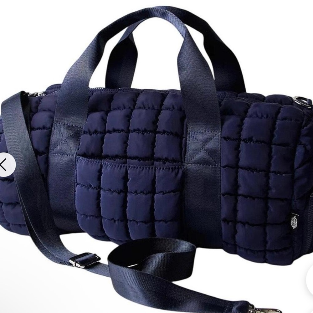 Free People Quilted Duffel Bag